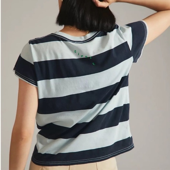 Clare V. Rugby Stripe Tee XXL NWT - Picture 3 of 9